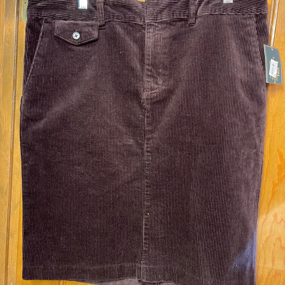 Lauren Ralph Lauren Brown Knee-Length Pencil Skirt